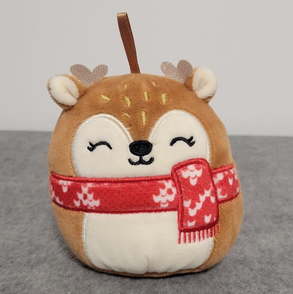 Squishmallows Other - 4" Dawn the Reindeer Deer Ornament 2020 Canada Exclusive HTF New Squishmallow